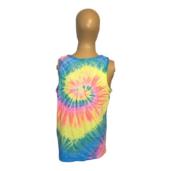 Pensacola Beach 1686 Florida Tie Dye Souvenir Tank Top Men’s Large - Picture 4 of 6